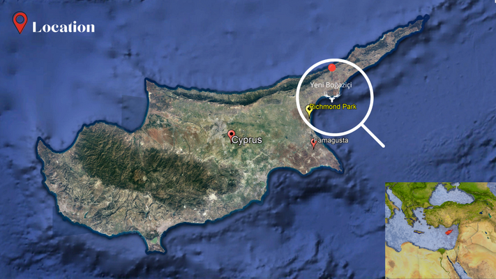 Richmond-Park-Anlage Lokation.