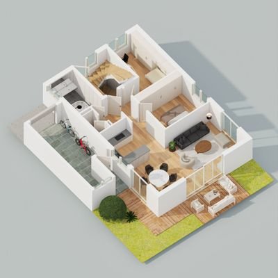 3D-Grundriss EG