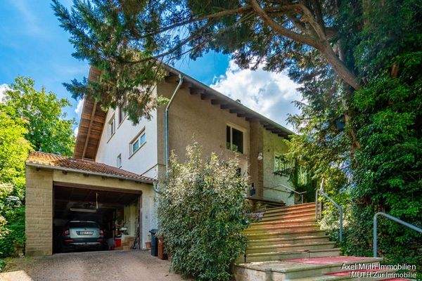 Hauszugang und Garage