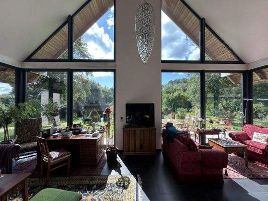 Ausblick vom Wohn- & Arbeitsbereich