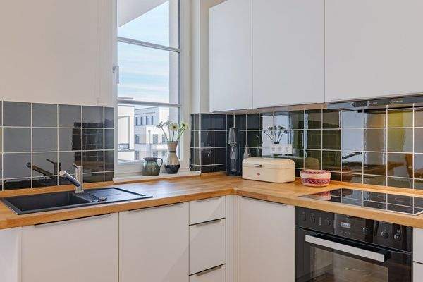Modern kitchen with dishwasher
