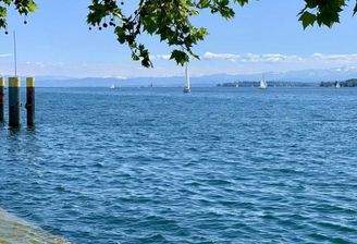 Wenige Meter vom See