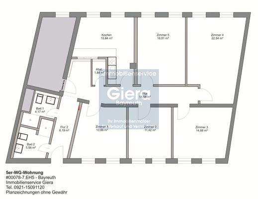 Grundriss - hier Zimmer 1