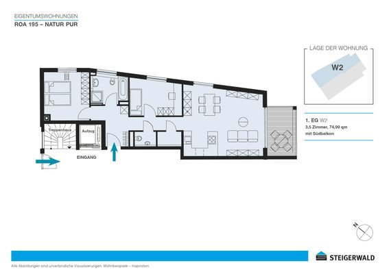 Grundriss Wohnung