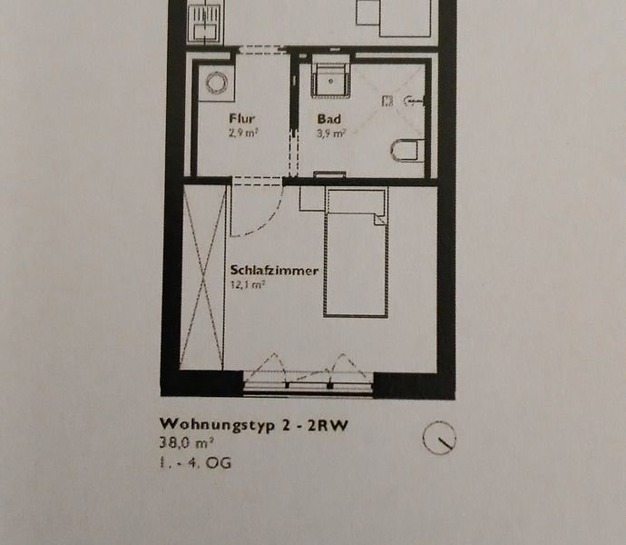 2 Zimmer Wohnung in Leipzig (Gohlis-Mitte)