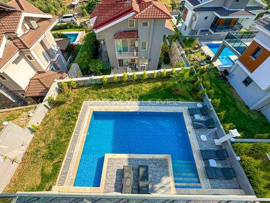 Spacious Villa with Sea and Nature View in Fethiye Gocek