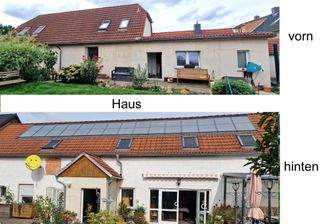 Haus  vorn und Haus hinten