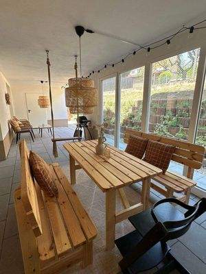 Überdachte Terrasse