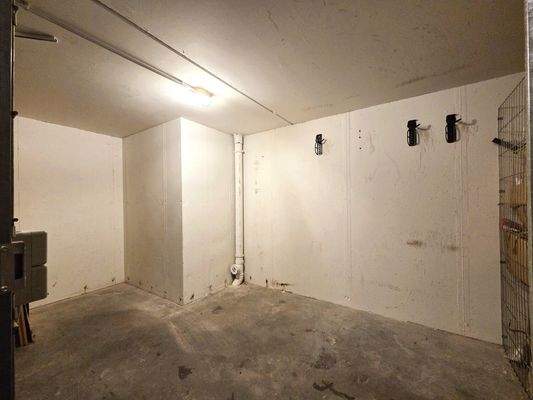 großes Kellerabteil mit Fahrradaufhänger UG