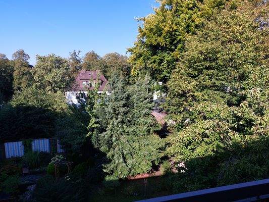 Ausblick vom Balkon
