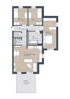 Grundriss zur Wohnung