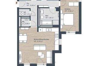 Grundriss zur Wohnung