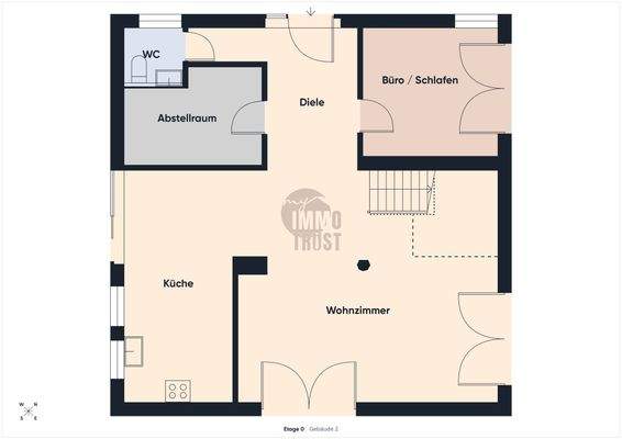 Grundriss Wohnhaus EG