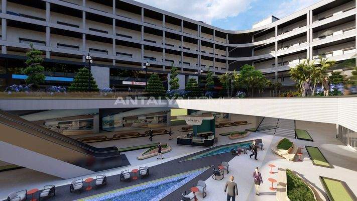 Shops in Automotive-Focused Commercial Center in Antalya