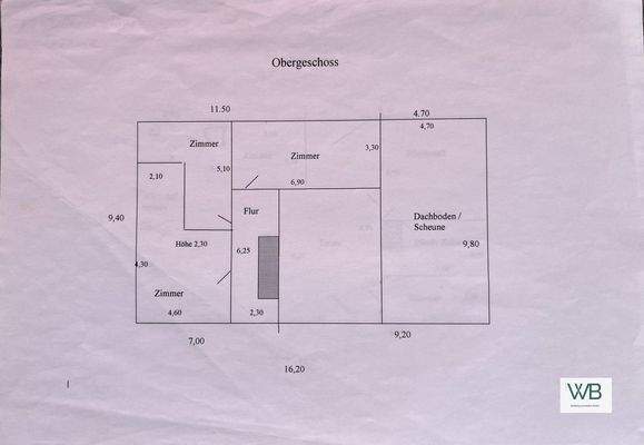 Grundriss Obergeschoss