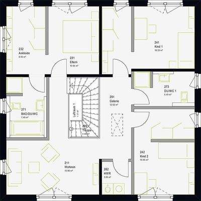 Beispiel Grundriss DG