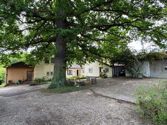 Sicht auf die Wohngebäude