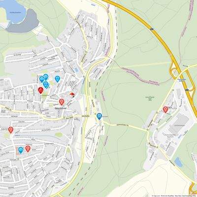 Geolyzer Kartenausschnitt