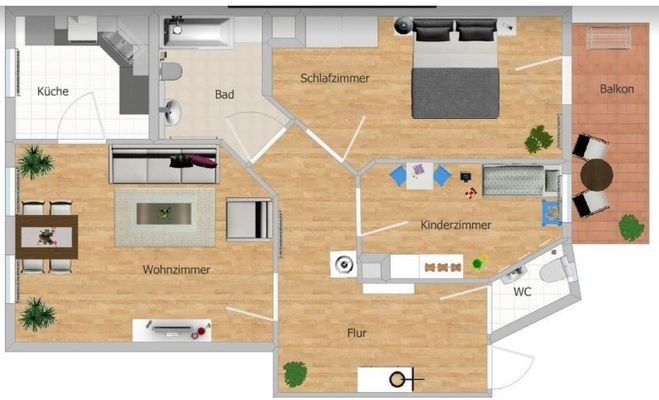 Grundriss WE 16