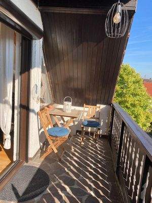 Balkon auf der Ostseite