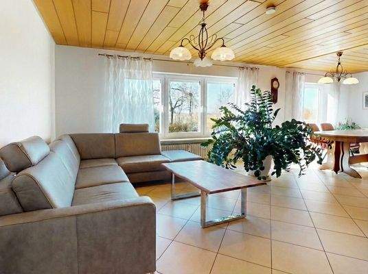 Wohnzimmer im Erdgeschoss