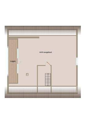 Grundriss DG Hauptwohnung (entspricht nicht dem Bautenstand)