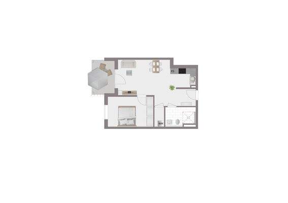 Grundriss Wohnung 22