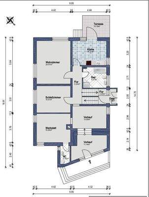 Grundriss Erdgeschoss