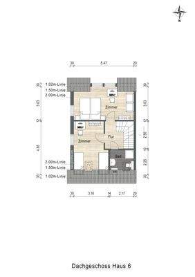 Dachgeschoss Haus 6