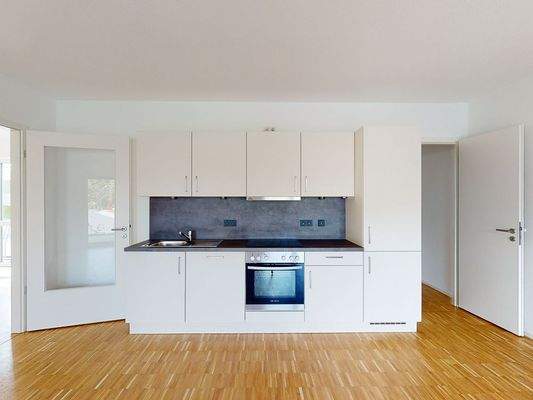 moderne Küche (Musterwohnung)