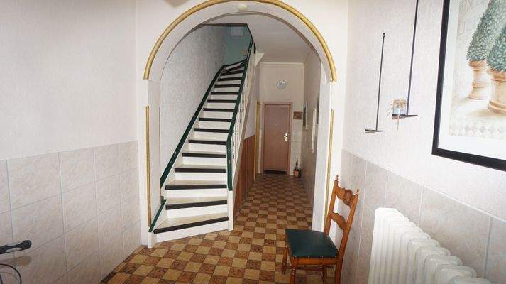 das Treppenhaus im EG