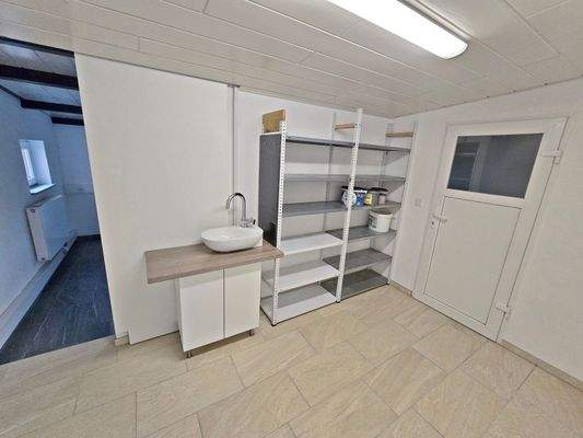 Abstellräume an Garage