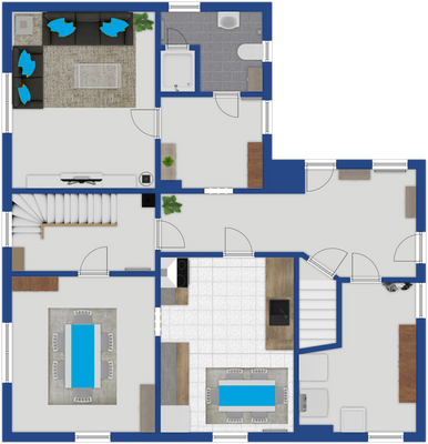 Haus 1 - Grundriss EG