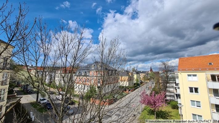 Blick vom Balkon