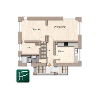 Grundriss Erdgeschoß