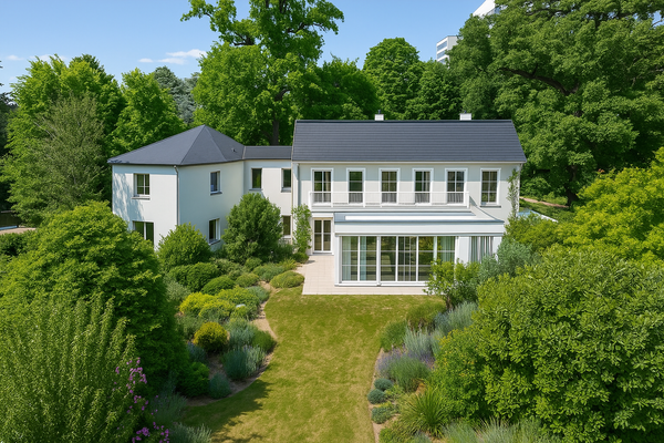 beispielhafte Visualisierung Ansicht Garten 1