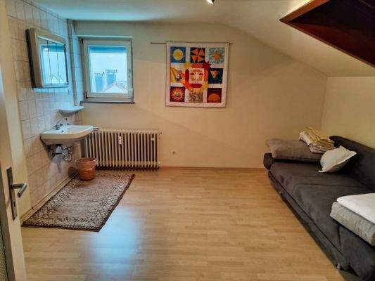 Zimmer im Dachgeschoß