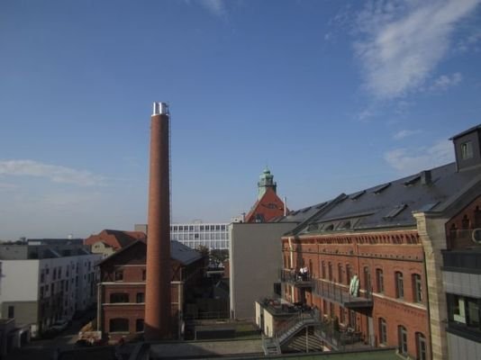 Blick vom Balkon