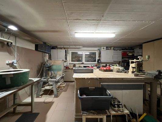 Werkstatt im UG