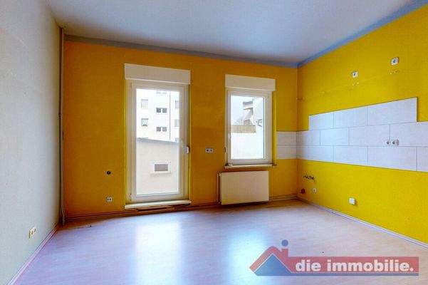 Küche mit funktionalem Zuschnitt