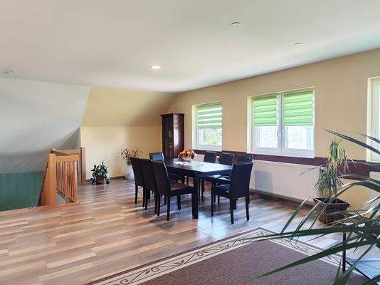 Aufenthaltsbereich Pension im Obergeschoss