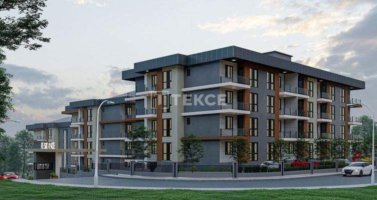 Horizontally Designed Flats in Complex with Pool in Yalova