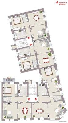 Grundriss 1. - 3. Obergeschoss