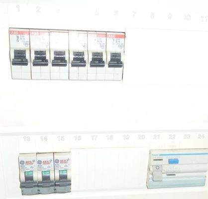 Bsp. der Unterverteilungen ... mit FI-Schalter