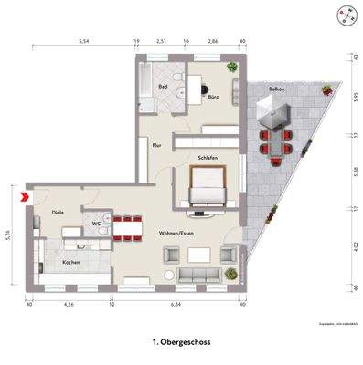 1 Obergeschoss