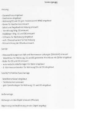 Sanierungen