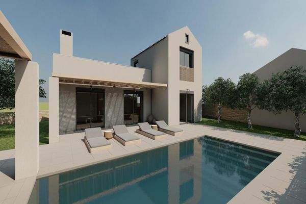 Kreta - Vamos: Schöne Maisonette mit Swimmingpool zu verkaufen - Projekt