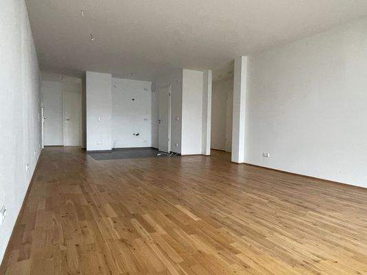 Wohnzimmer Blick zur Küche