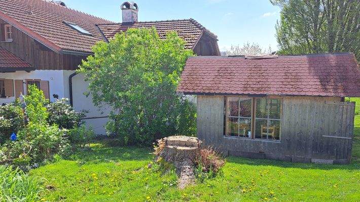 Außenansicht Holzhaus