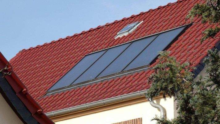 Solarheizungsunterstützung